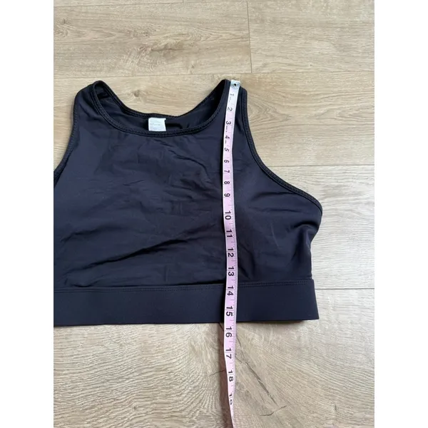 EUC Womens Fabletics Black‎ Trinity High Impact Sports Bra 2X 18-20 Back Pocket - Image 7