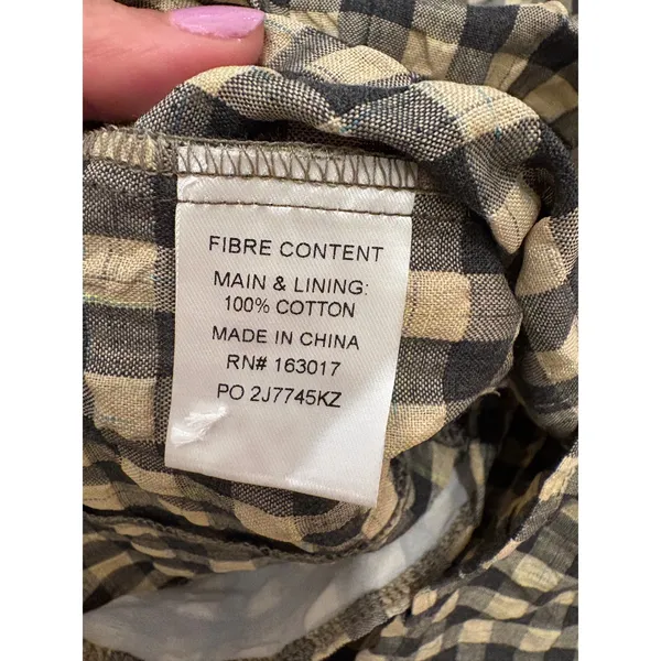 Princess Polly Rhom Women 2 Brown Check Gingham Top Co-ord - Image 8