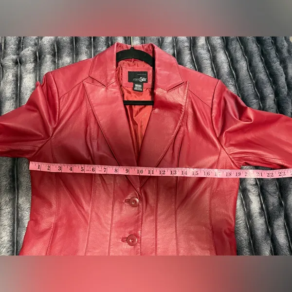 East 5th Rich Burgundy Leather Jacket - Image 10