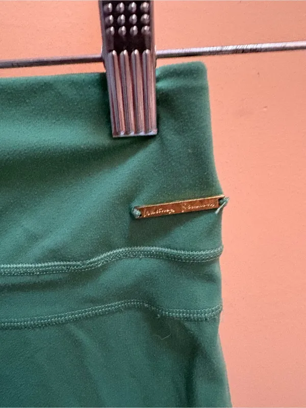 Gymshark x Whitney Simmons Sage Green Twist Front Sports Bra & Biker Shorts Set - Image 8
