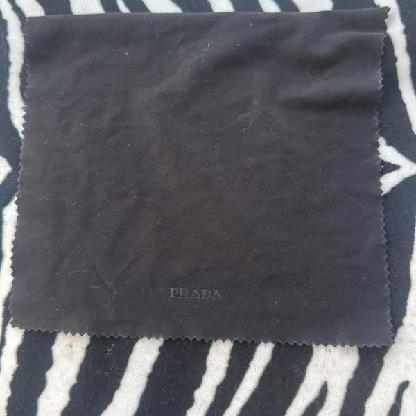 Prada Magnetic Closure Eyeglass Case Black - Image 7