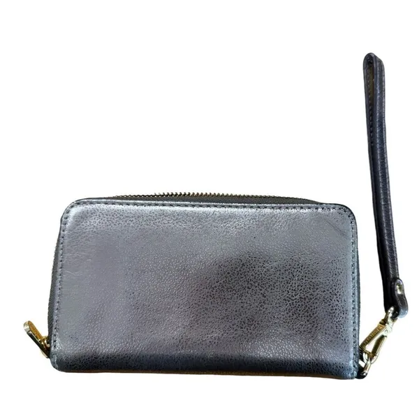 Michael Kors Women's Wallet‎ Gray Zip Around City Designer Preppy Classic Modern - Image 2