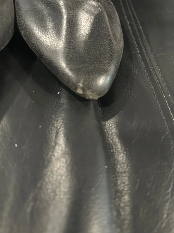 Frye Black Leather Pointed Ballet Flats - Image 11