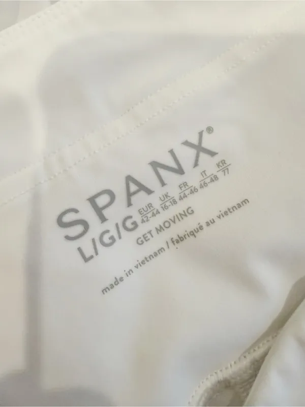 SPANX Pleated Get Moving Tennis Skirt in White size Large Athletic Preppy - Image 6
