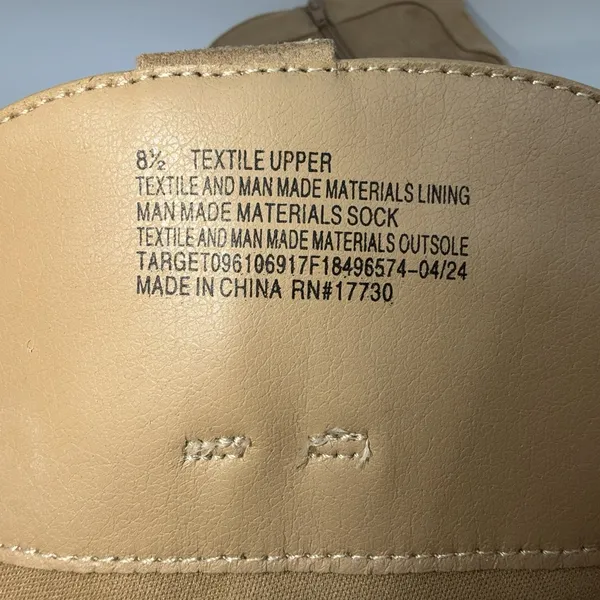 Universal Threads Women's Tan Western Cowboy Boots Cowgirl Ankle Booties Size 8.5 - Image 8