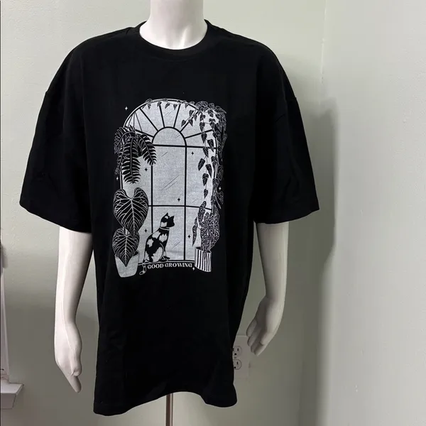 Plant tee size large NEW Black - Image 2