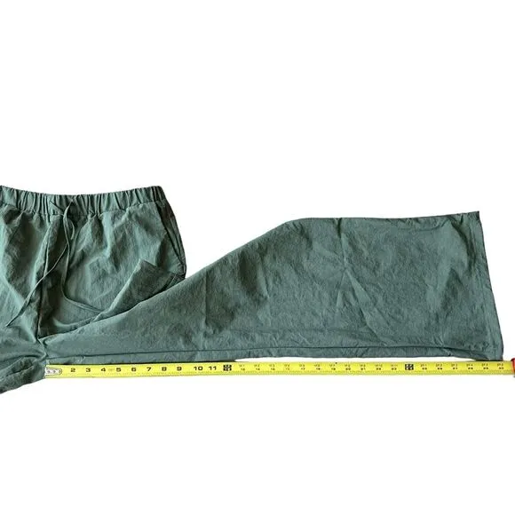 Le Lis Women’s M Baggy Cargo Pants Sage Green Pull‎ On Gorpcore Y2K Streetwear - Image 10