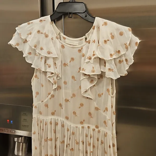 💕DOEN💕 Flora Dress ~ Salt Small White - Image 14