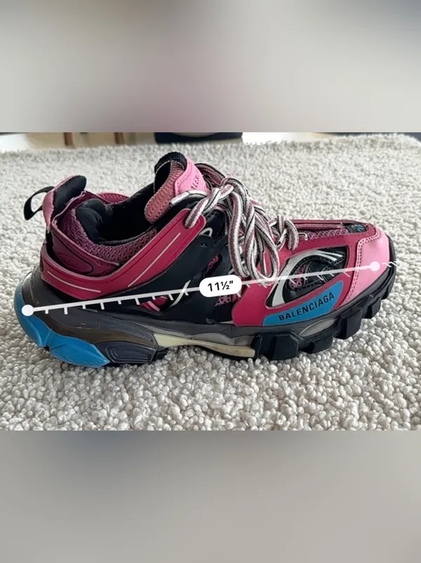 Balenciaga Track Sneakers Pink Black Blue 36 6 - Image 10