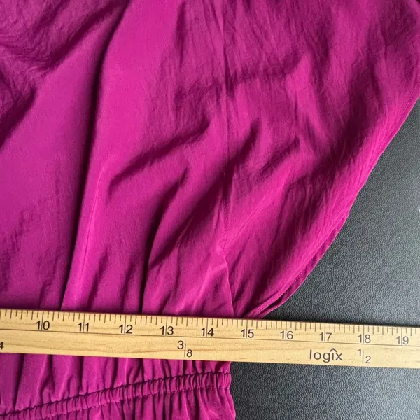 Mossimo‎ Womens Magenta Draped Cowl Neck Cold Shoulder Sleeveless Party Dress S - Image 7