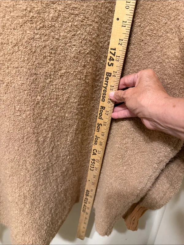 Offline by aerie XS oversized Cozy Turtleneck Bouclé Sweater in Camel - Image 6