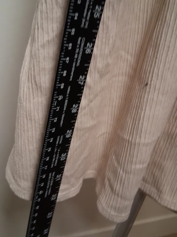 Old Navy Cream Short Puff Sleeve Empire Dress size M - Image 4