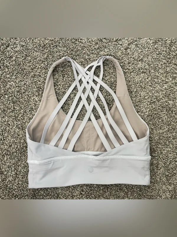 Women’s Lululemon Free To Be Moved Bra Silver Lilac Size 6 - Image 7