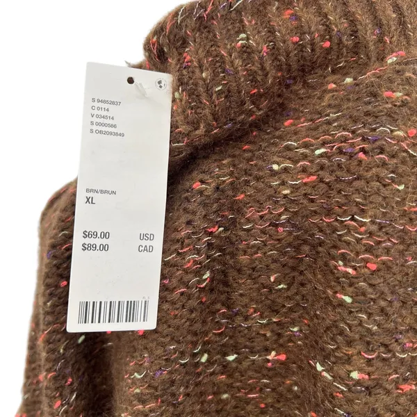 Urban Outfitters Kimchi‎ Blue Elise Confetti Knit Mockneck Pullover Sweater XL - Image 14