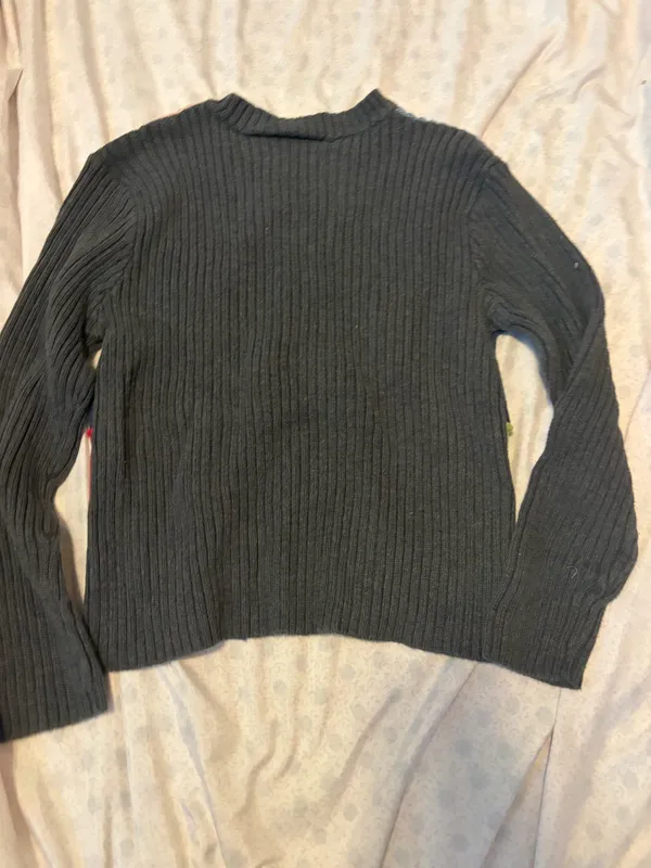 liz Claiborne y2K multi patch work knit sweater  - Image 7