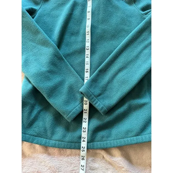 The North Face Women's Green Geometric Anorak Fleece 1/2 Zip Pullover‎ Sz Xsmall - Image 7