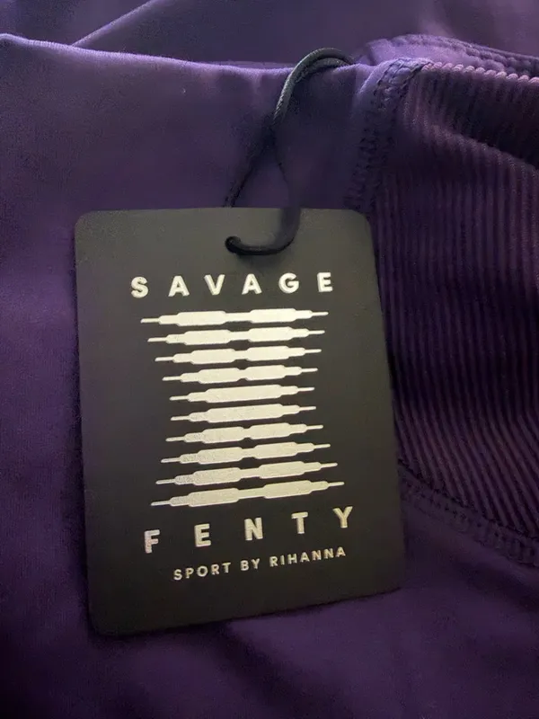 Savage X Fenty Curve Alert High-Waist Rib Leggings in Purple‎ 3X NWT - Image 7