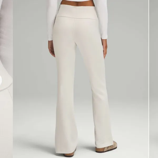 Lululemon Brushed Softstreme Ribbed Zip Flared Pant 32.5" - Image 3