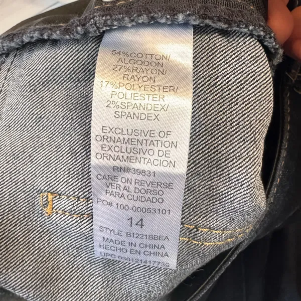 Democracy Absolution Bootcut Jeans Size 14 NWOT - Image 7