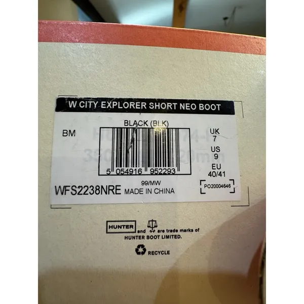 Hunter City Explorer short neoprene boots Black Size 9 - Image 7