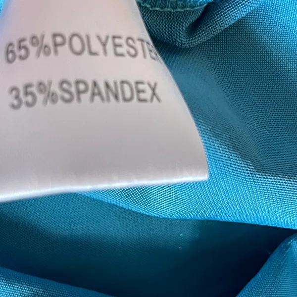 Mundefeis Light Blue Iridescent Shimmering Minidress - Image 12