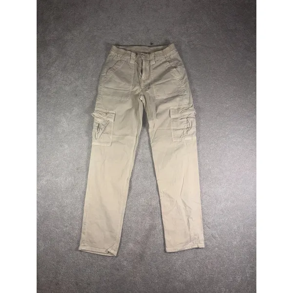 american eagle womens cargo pants straight leg Beige 2 reg - Image 2