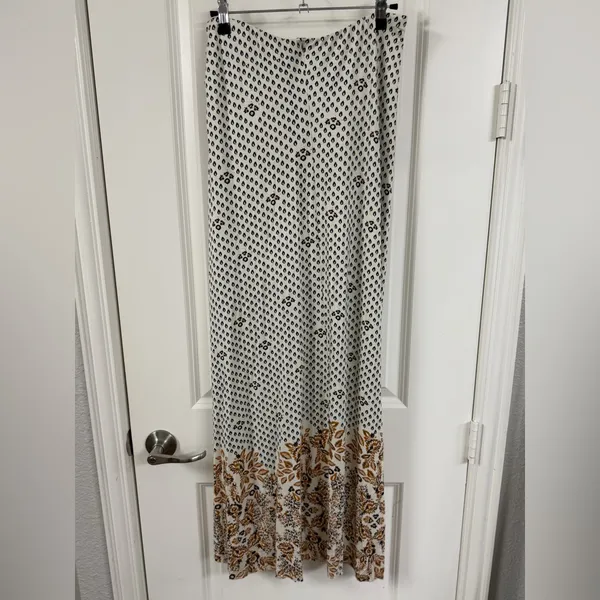 Free People Antique Combo Column Asymmetric Midi Skirt - Image 5