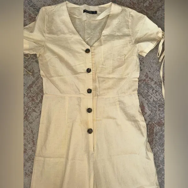 🌼Nasty Gal linen jumpsuit - Image 6