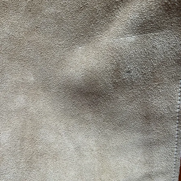VTG Mexico Handmade Artisan Leather Suede Crossbody Purse Bag Retro Boho Tan - Image 14