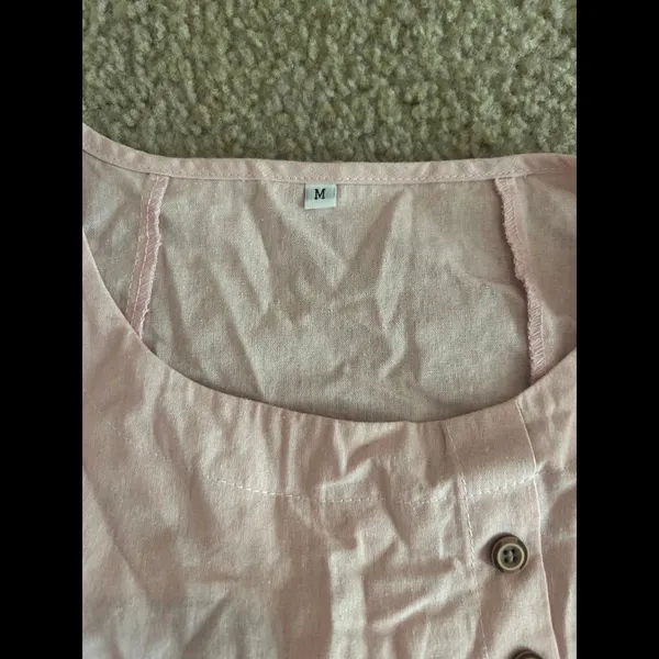 Woman top shirt medium light weight Pink - Image 4
