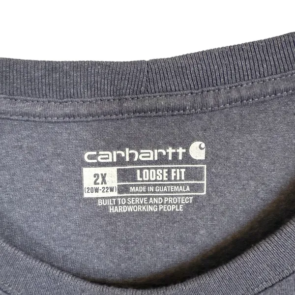 Carhartt Women'S Xxl Loose Fit Long-Sleeve Logo Sleeve Graphic T-Shirt - Image 5