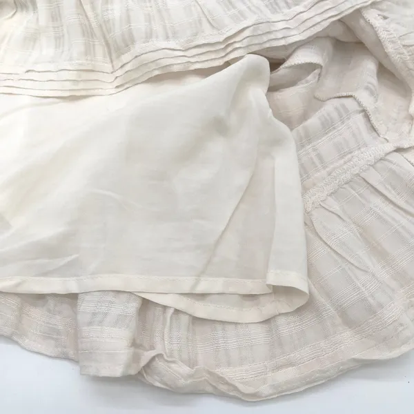 Saltwater Luxe Tiered Mini Dress‎ Women Medium Ruffle Boho Coastal Clean Girl - Image 8