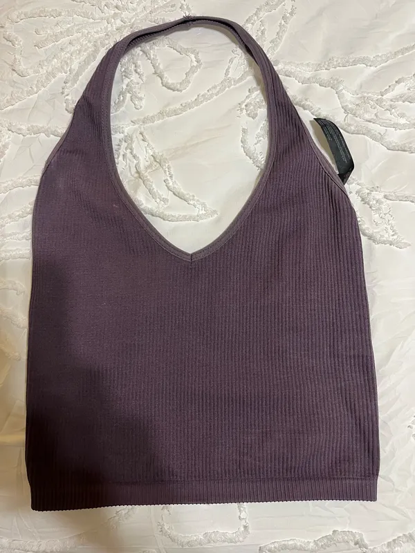 Urban Outfitters Halter Tank Top Ribbed - Image 3