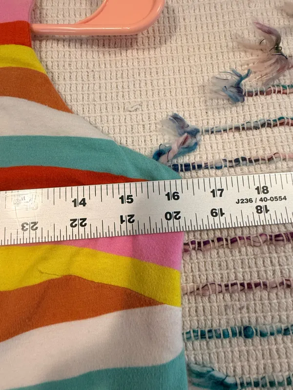 J. Crew Rainbow Striped Tiered Maxi Dress Colorful Summer Beach Sundress Vacay - Image 10