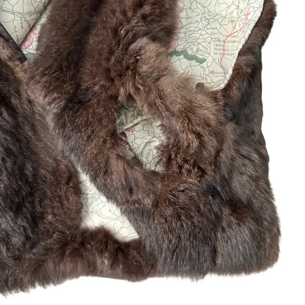 Genuine‎ Fur Vest Size Medium Brown - Image 11