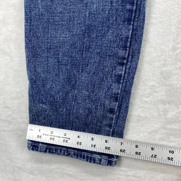 Abercrombie & Fitch Ultra High Rise Straight‎ Jeans Belted Size 27/4R - Image 5