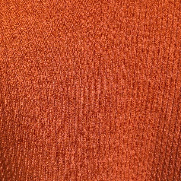 Rust Orange Ribbed Cropped Sweatshirt and Jogger Set Size M Size M - Image 9