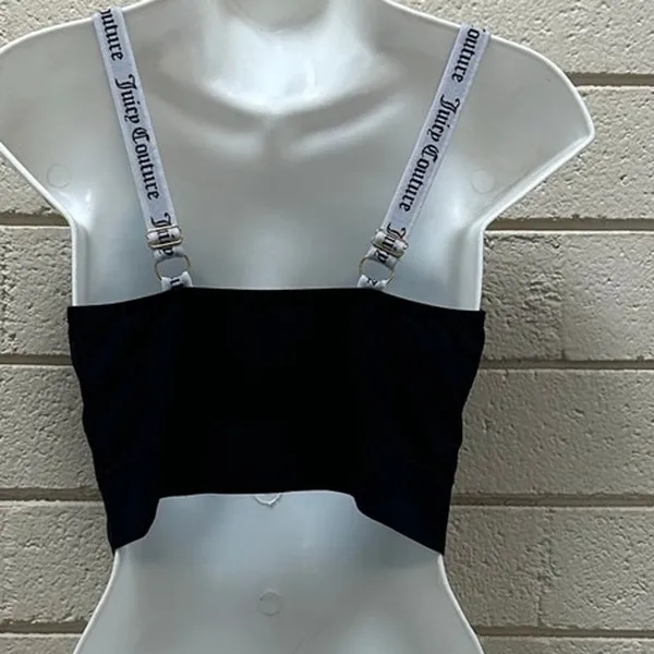 Juicy Couture Black Bralette size L - Image 6