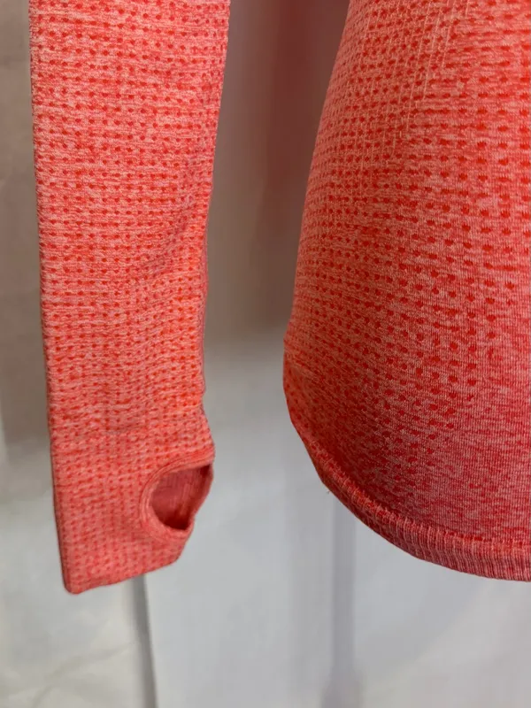 Gymshark Women’s Seamless Long Sleeve Top - Coral Pink - Image 4