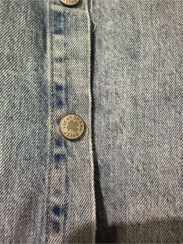 Lucky Brand Snap Back Denim Dress size small - Image 7