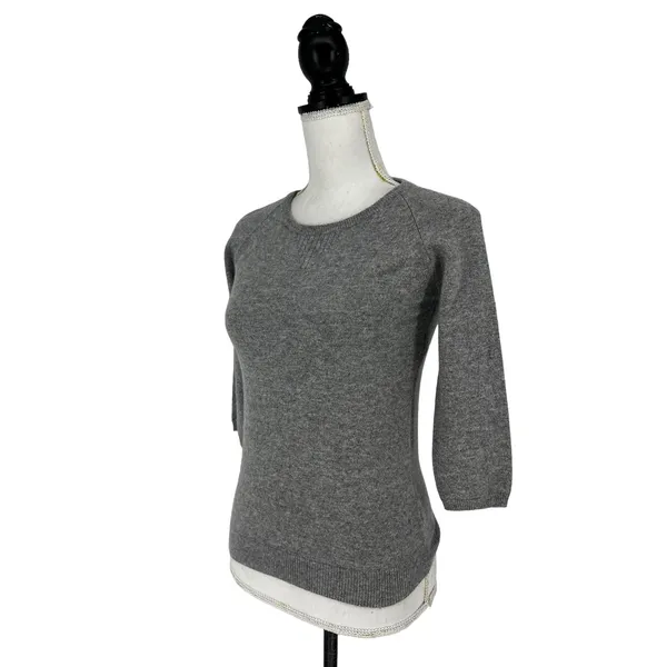 PURE Collection Cashmere Pullover 3/4‎ Sleeve Sweater - Image 6