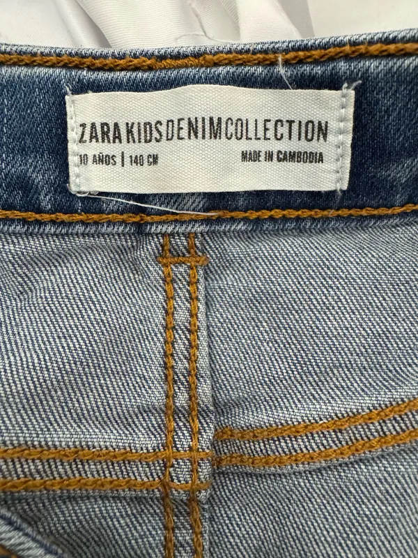 Zara Denim Mini Skirt - Image 3