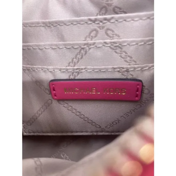 Michael Kors Quilted Pink Polyester Tote - Image 6