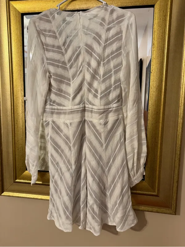 For Love & Lemons Allessandra Cream Mini Dress NWT! - Image 7
