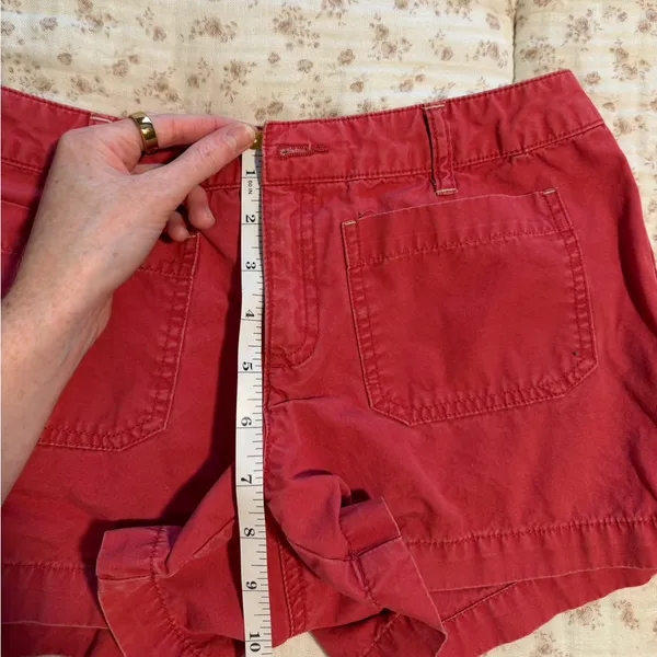 Old Navy Red Cotton Women's Shorts - Image 6