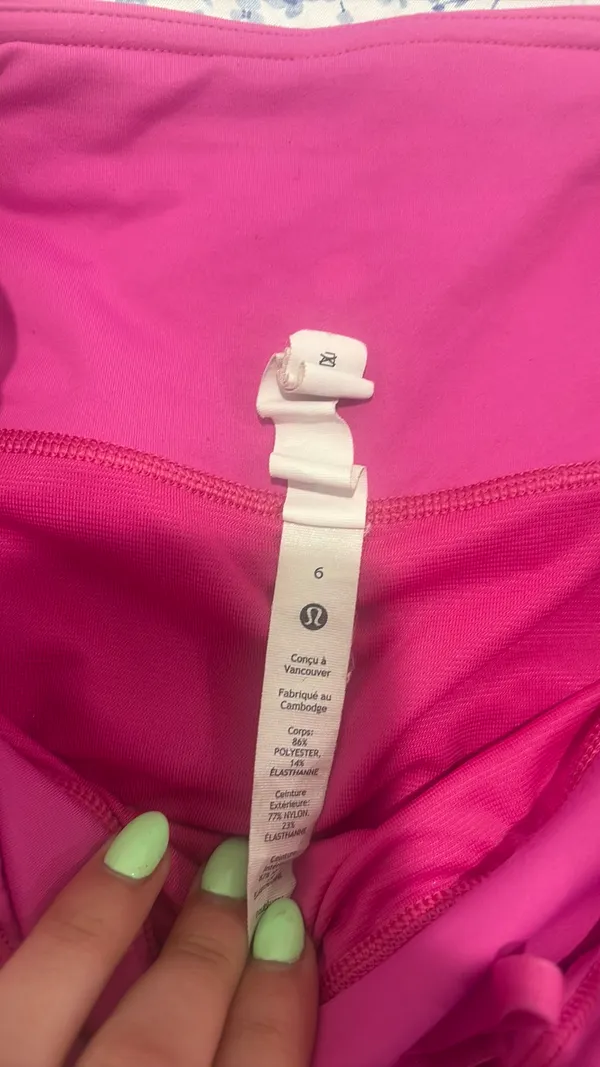 Pink Lululemon Speed Up Shorts 4" - Image 2