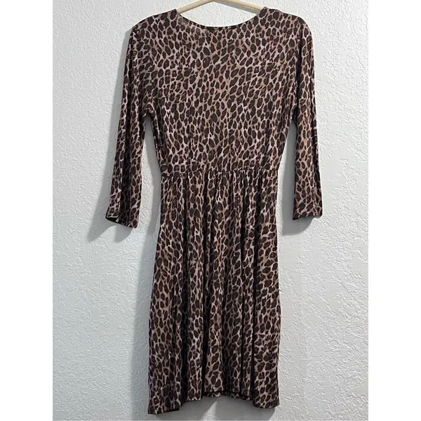 New urban outfitters cheetah animal print midi dress Medium - Image 3