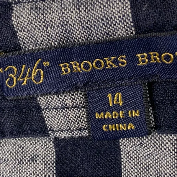 Brooks Brothers 346 Pants Women 14 Striped Wide Leg Linen Blend Casual - Image 12