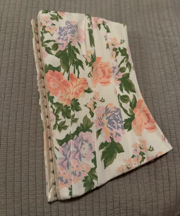 ZARA Corset Top Floral - Image 3
