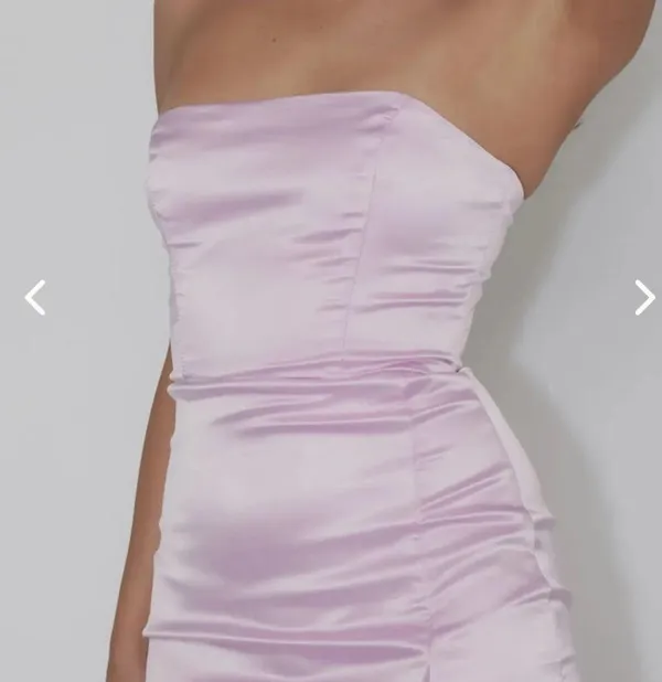 Selfie Leslie Diony Strapless Ruffle Hem Midi Dress - size S - Image 4
